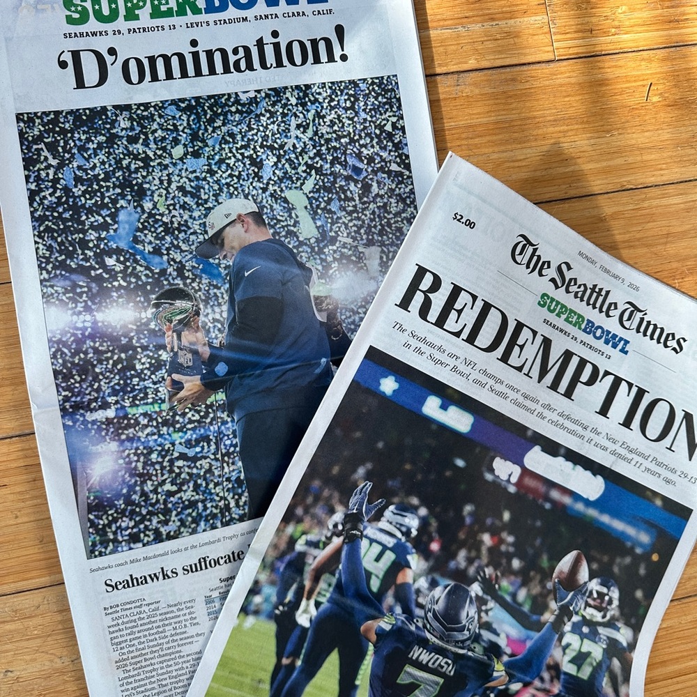 Seattle Seahawks Super Bowl LX  Seattle Times